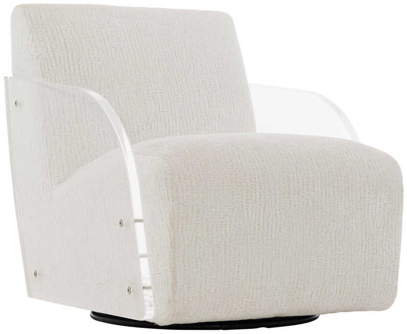 Bernhardt Interiors Perla Swivel Chair in Acrylic N6023S - Furniture City (CA)l