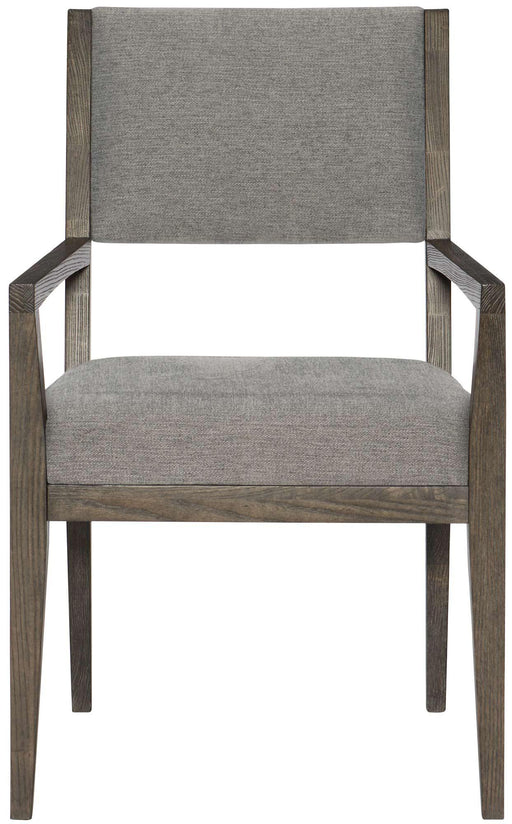 Bernhardt Linea Arm Chair in Cerused Charcoal (Set of 2) image