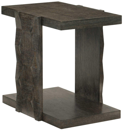 Bernhardt Linea End Table in Cerused Charcoal 384-121B image