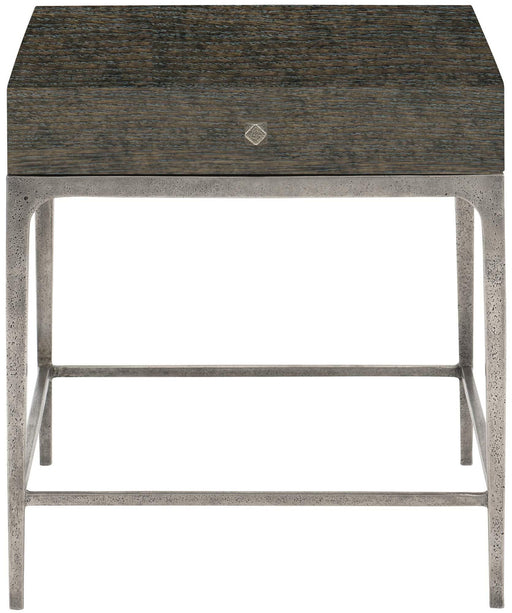 Bernhardt Linea Drawer End Table in Cerused Charcoal 384-124B image