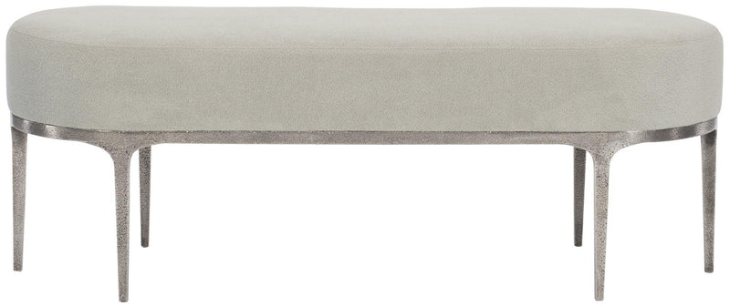 Bernhardt Linea Metal Bench in Textured Graphite 384-508 - Furniture City (CA)l