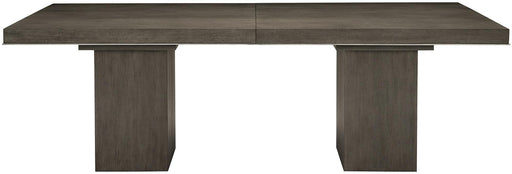 Bernhardt Linea Rectangular Dining Table in Cerused Charcoal image