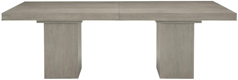 Bernhardt Linea Rectangular Dining Table in Cerused Greige - Furniture City (CA)l