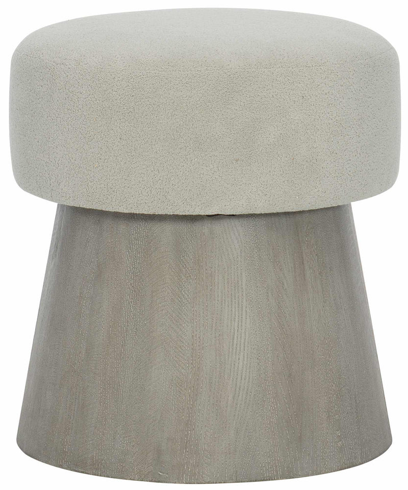 Bernhardt Linea Round Bench in Cerused Griege 384-507G - Furniture City (CA)l