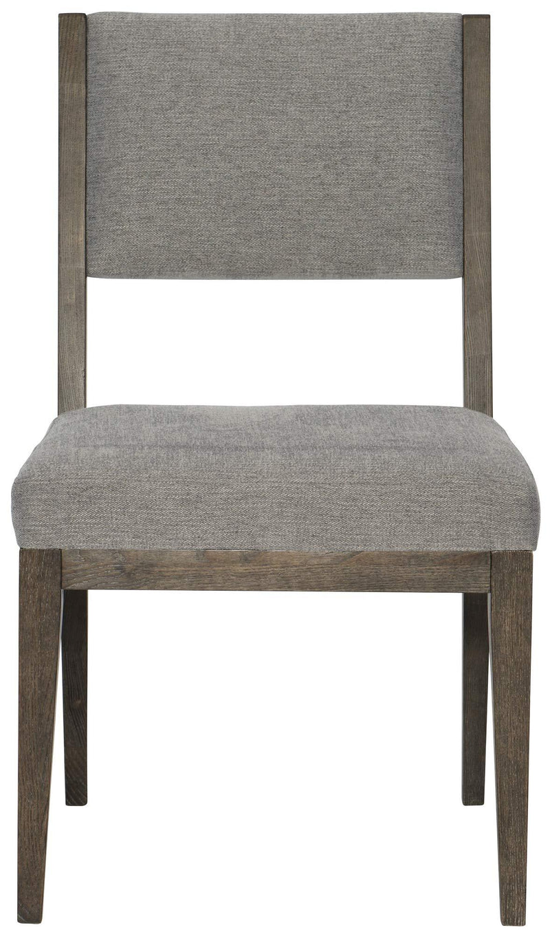 Bernhardt Linea Side Chair in Cerused Charcoal (Set of 2) - Furniture City (CA)l