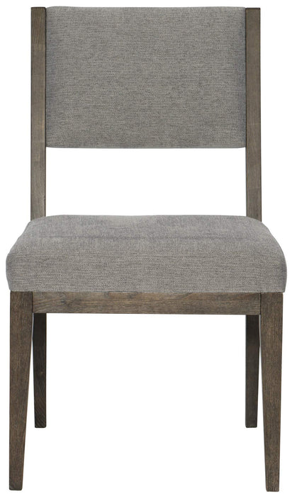 Bernhardt Linea Side Chair in Cerused Charcoal (Set of 2) image