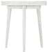 Bernhardt Loft Highland Park Booker Round End Table in Brushed White 398-125W image