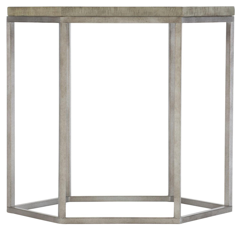 Bernhardt Loft Highland Park Gresham Nexagonal End Table in Morel 398-124G - Furniture City (CA)l