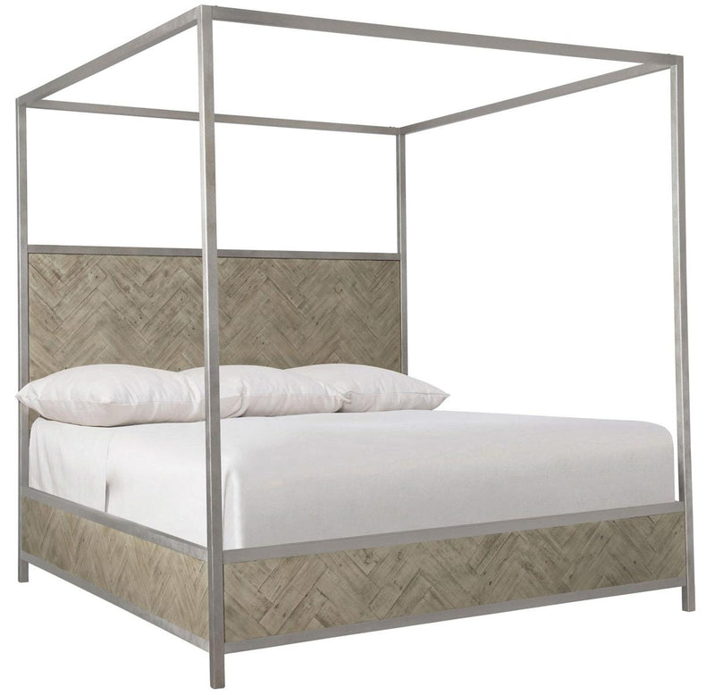 Bernhardt Loft Highland Park Milo Canopy King Bed in Morel - Furniture City (CA)l