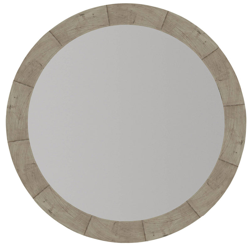Bernhardt Loft Highland Park Piper Round Mirror in Morel 398-333G - Furniture City (CA)l