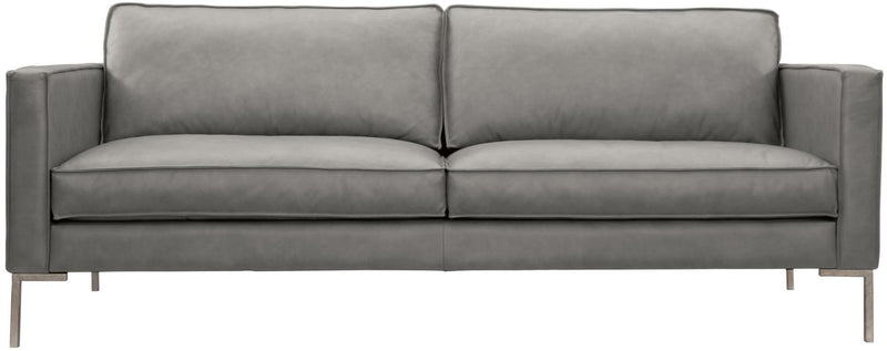 Bernhardt Loft Logan Square Concord Leather Sofa L777LO - Furniture City (CA)l