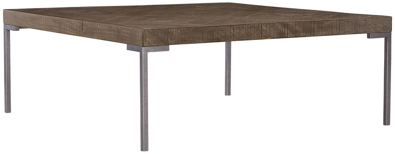 Bernhardt Logan Square Draper Cocktail Table in Sable Brown 303-024B - Furniture City (CA)l