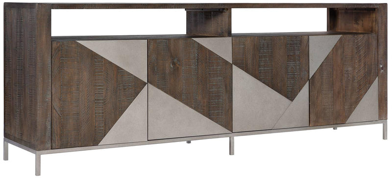 Bernhardt Logan Square Eastman Entertainment Console in Sable Brown 303-880B - Furniture City (CA)l