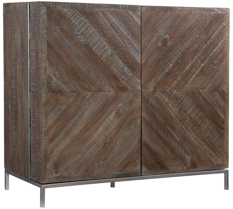 Bernhardt Logan Square Parkside Bar Cabinet in Sable Brown 303-840B - Furniture City (CA)l