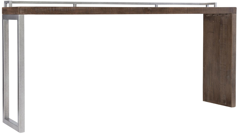 Bernhardt Logan Square Reilly Console Table in Sable Brown 303-912B - Furniture City (CA)l