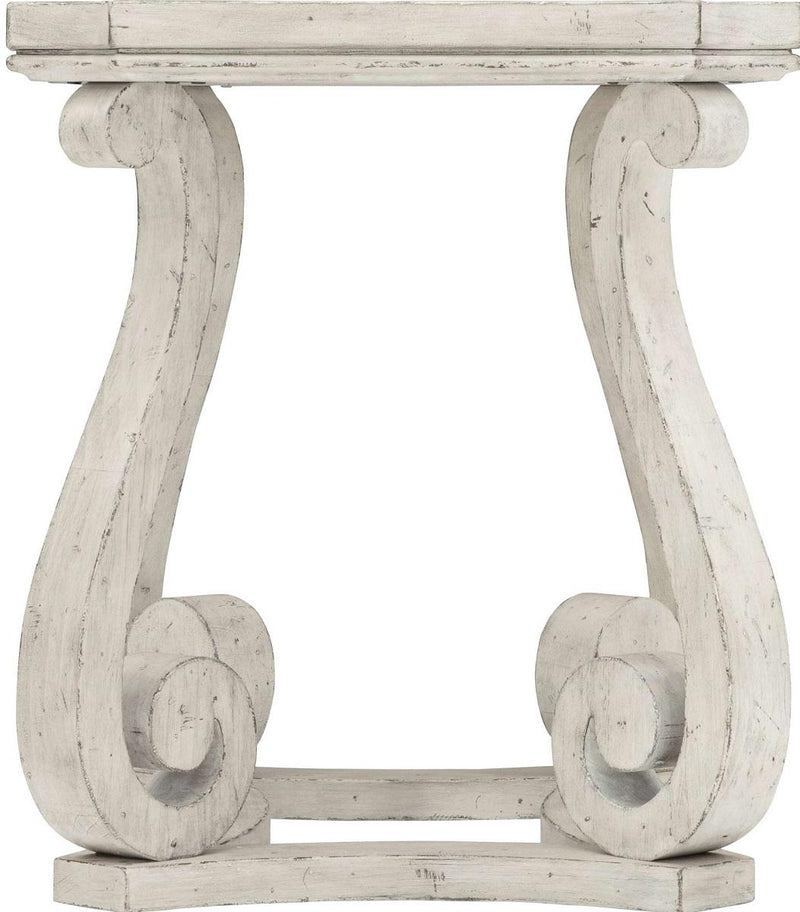 Bernhardt Mirabelle End Table in Cotton 304-121 - Furniture City (CA)l