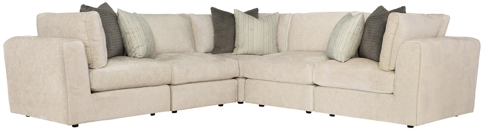 Bernhardt Oasis Sectional in Gray image
