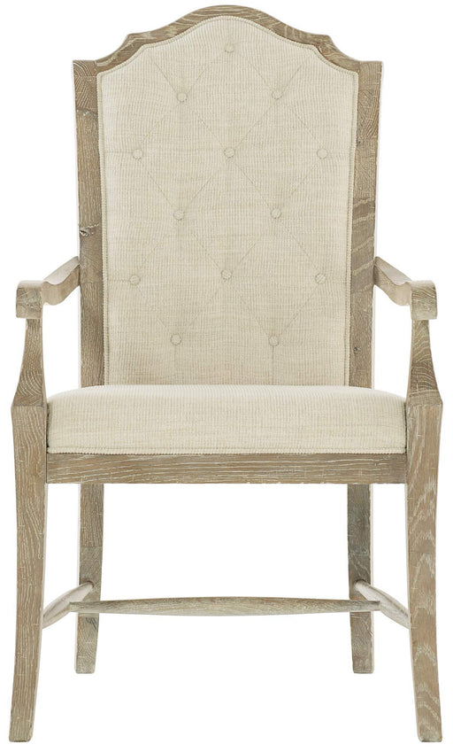 Bernhardt Rustic Patina Upholstered Arm Chair in Sand 387-562 (Set of 2) image