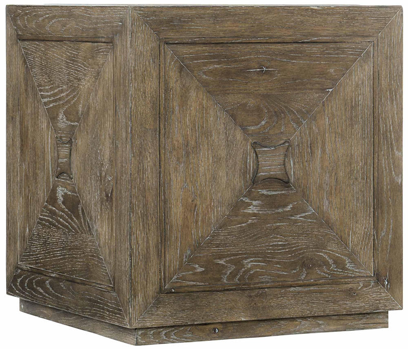 Bernhardt Rustic Patina Cube Table in Peppercorn 387-111D - Furniture City (CA)l