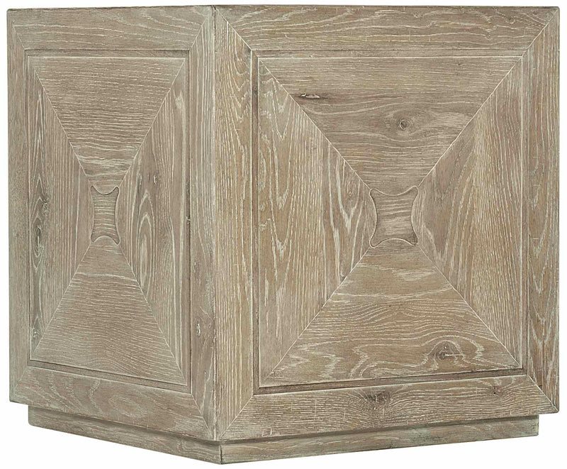 Bernhardt Rustic Patina Cube Table in Sand 387-111 - Furniture City (CA)l