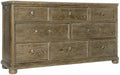 Bernhardt Rustic Patina Dresser in Peppercorn 387-052D image