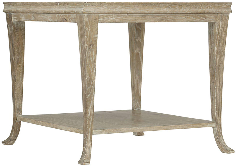 Bernhardt Rustic Patina End Table in Sand 387-122 - Furniture City (CA)l