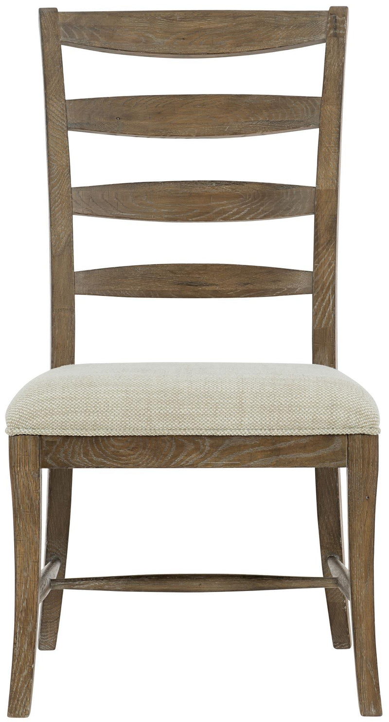 Bernhardt Rustic Patina Ladderback Side Chair in Peppercorn 387-555D (Set of 2) - Furniture City (CA)l