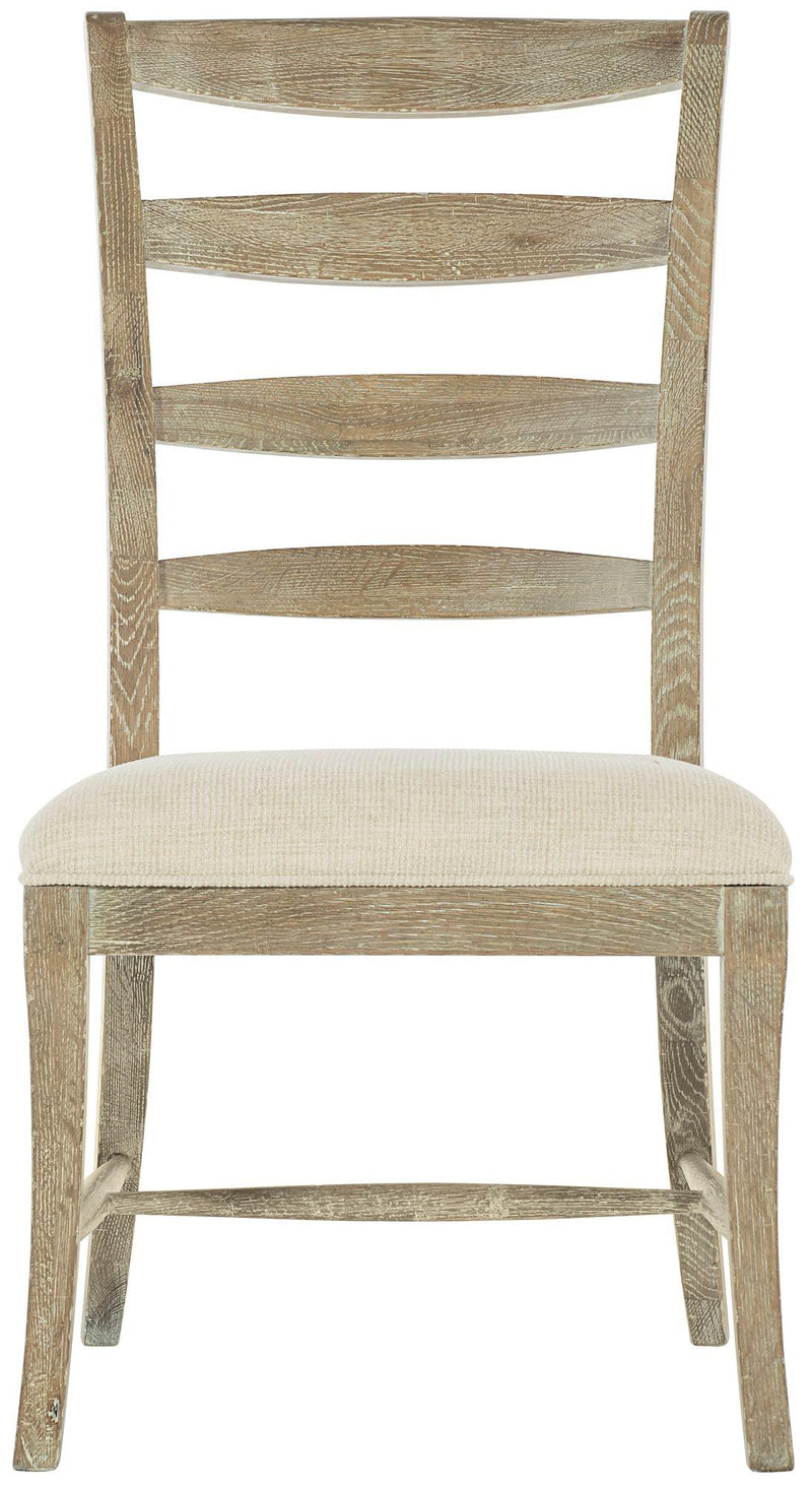 Bernhardt Rustic Patina Ladderback Side Chair in Sand 387-555 (Set of 2) - Furniture City (CA)l