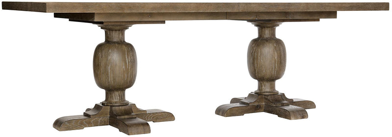Bernhardt Rustic Patina Rectangular Dining Table in Peppercorn - Furniture City (CA)l