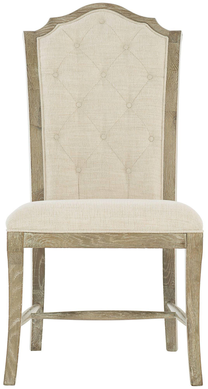 Bernhardt Rustic Patina Upholstered Side Chair in Sand 387-561 (Set of 2) - Furniture City (CA)l