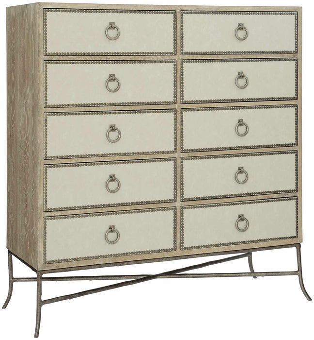 Bernhardt Rustic Patina 10-Drawer Chest in Sand 387-119 image