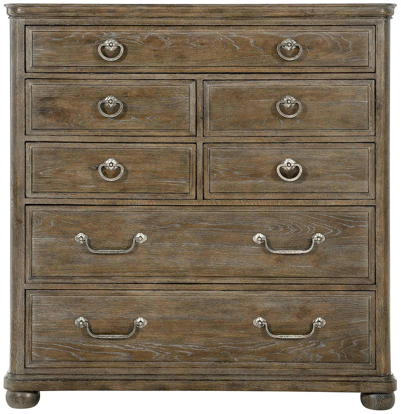 Bernhardt Rustic Patina Drawer Chest in Peppercorn 387-118D - Furniture City (CA)l
