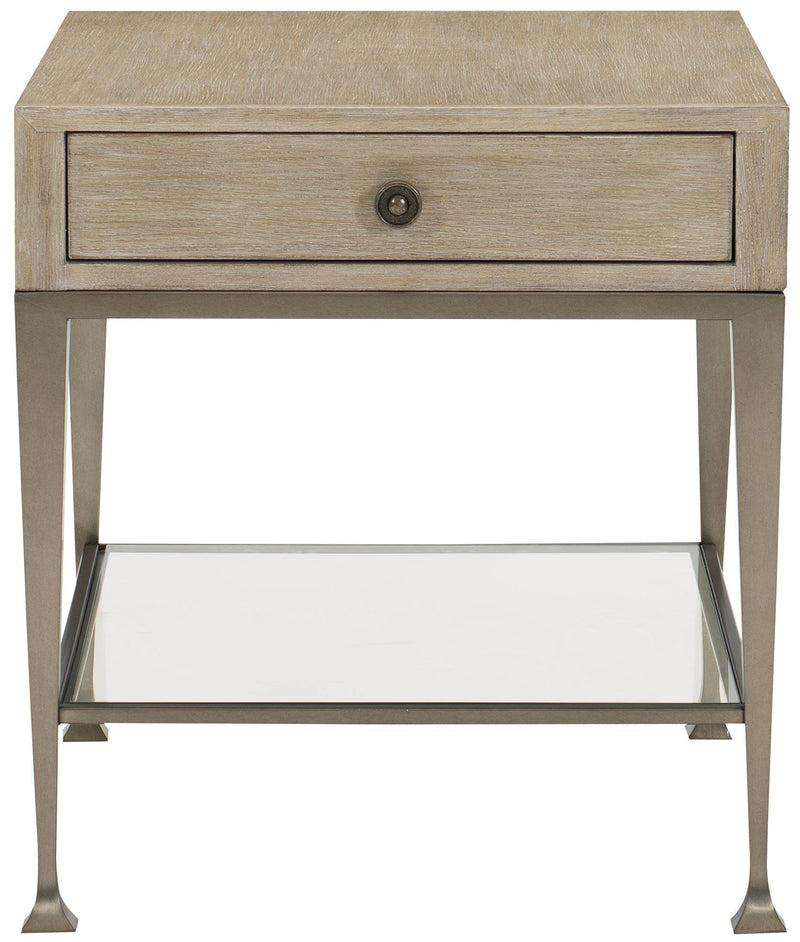 Bernhardt Santa Barbara Drawer End Table in Sandstone 385-121 - Furniture City (CA)l