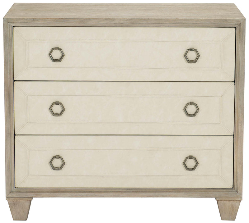 Bernhardt Santa Barbara 3-Drawer Nightstand in Sandstone 385-218 - Furniture City (CA)l