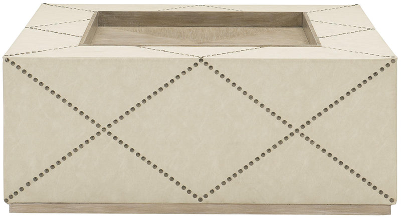 Bernhardt Santa Barbara Square Cocktail Ottoman in Sandstone 385-011 - Furniture City (CA)l