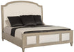 Bernhardt Santa Barbara King Upholstered Sleigh Bed in Sandstone image