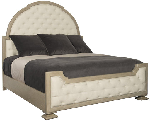 Bernhardt Santa Barbara California King Upholstered Tufted Panel Bed in Sandstone image
