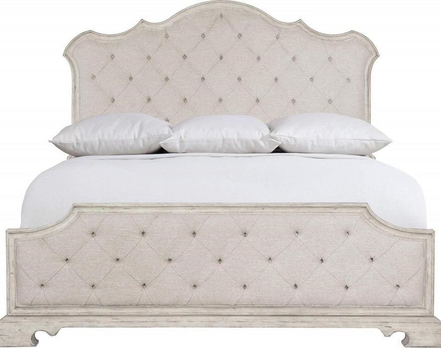 Bernhardt Mirabelle Upholstered King Panel Bed in Cotton image