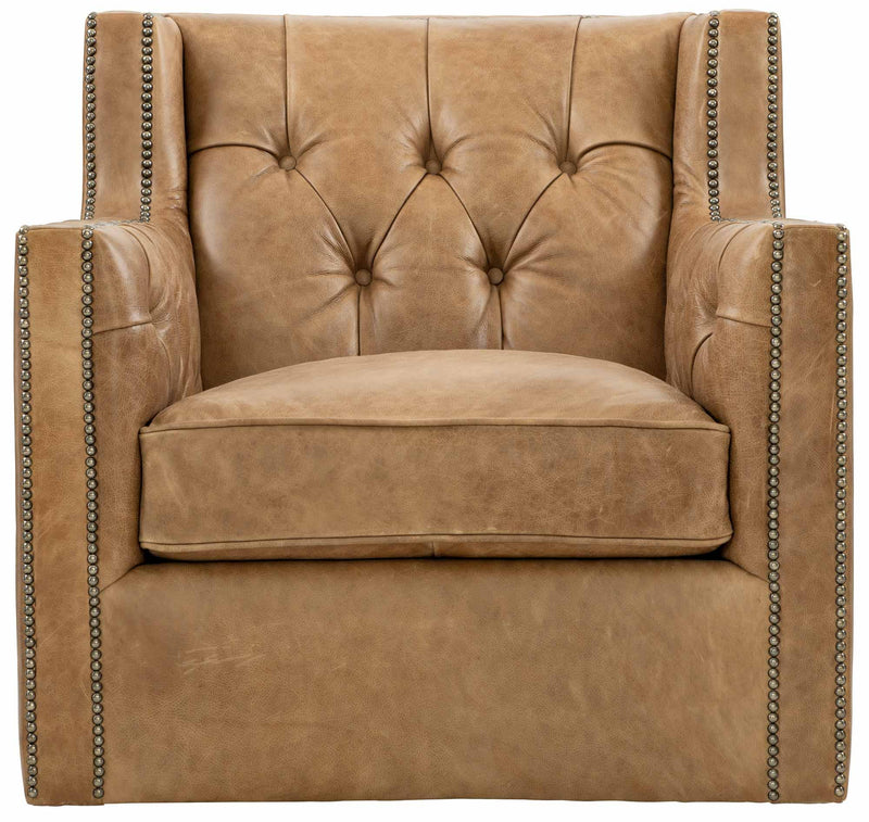 Upholstery Candace Leather Swivel Chair 727SLFO