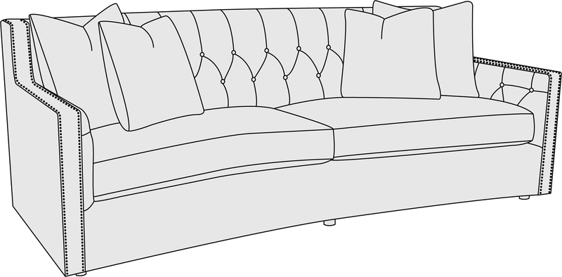 Upholstery Candace Sofa B7276