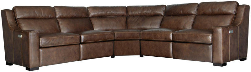 Bernhardt Upholstery Germain Power Motion Leather Sectional - Furniture City (CA)l