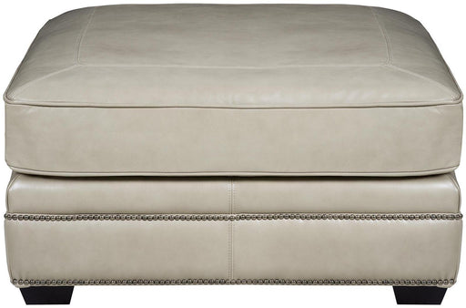 Bernhardt Upholstery Grandview Leather Cocktail Ottoman 7200L image