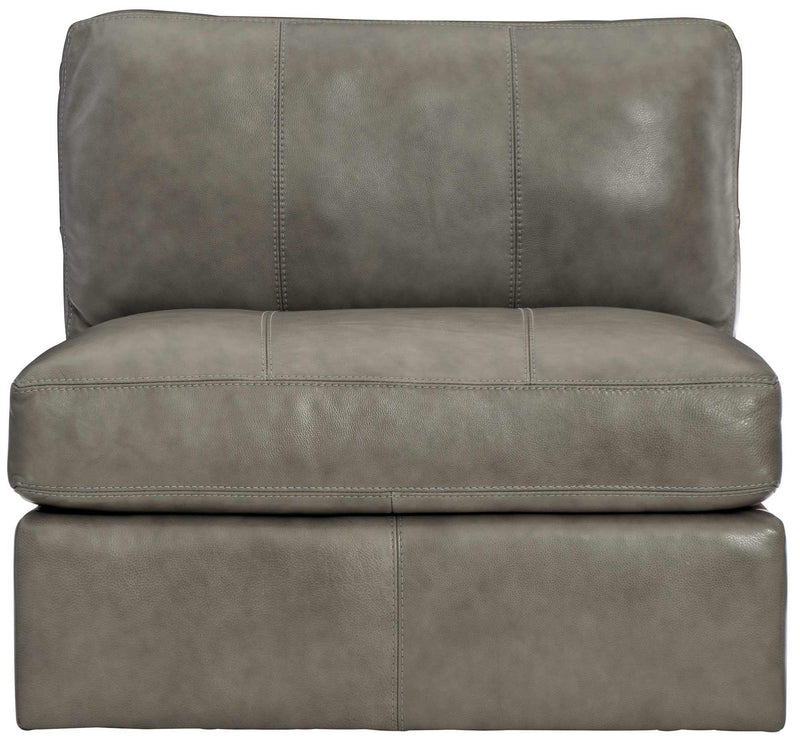 Bernhardt Upholstery Stafford Leather Armless Chair 4830LO - Furniture City (CA)l