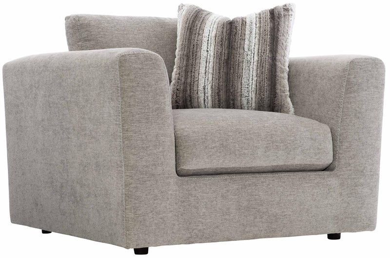 Bernhardt Upholstery Remi Chair in Neutral Gray P7122T - Furniture City (CA)l