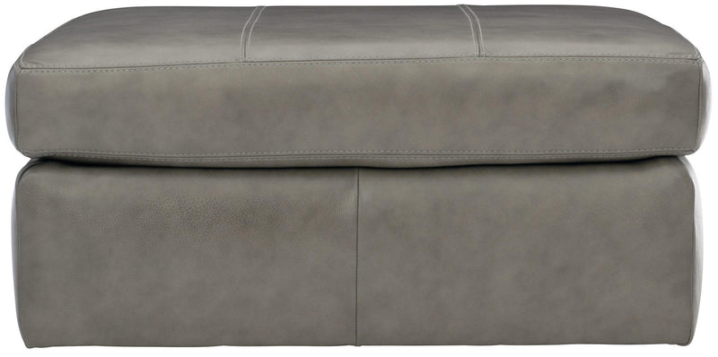 Bernhardt Upholstery Stafford Leather Ottoman 4831LO - Furniture City (CA)l