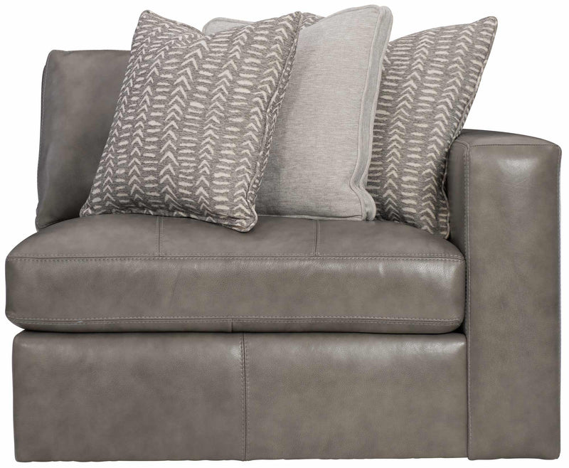 Bernhardt Upholstery Stafford Leather Right Arm Chair 4835LO - Furniture City (CA)l