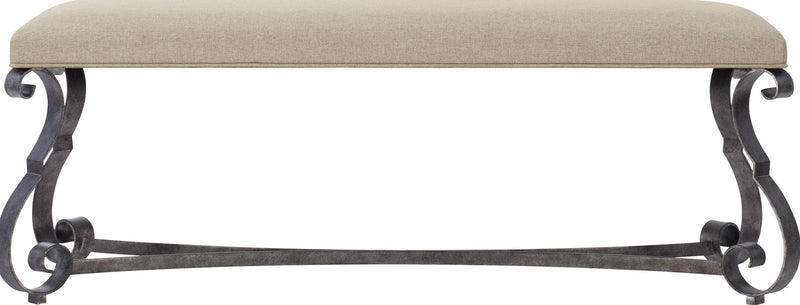 Bernhardt Villa Toscana Metal Bench in Criollo 302-509 - Furniture City (CA)l