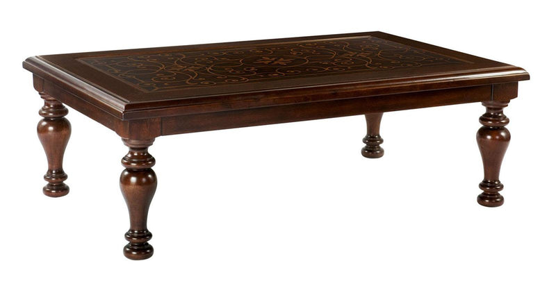 Bernhardt Valencia Cocktail Table in Dark Brown 475-021 - Furniture City (CA)l