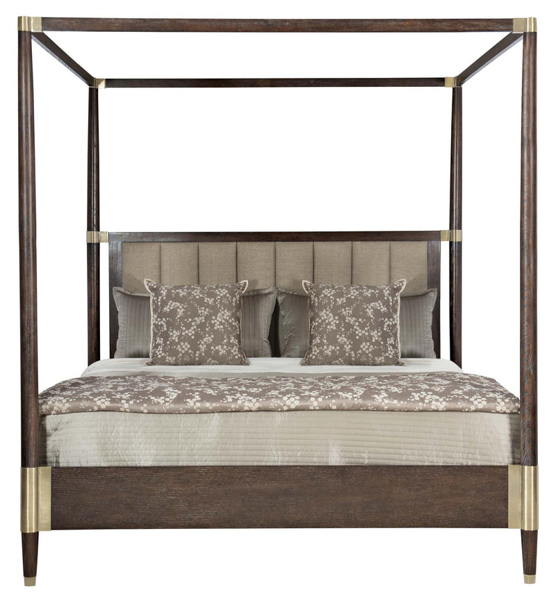 Bernhardt Clarendon King Canopy Bed in Arabica - Furniture City (CA)l
