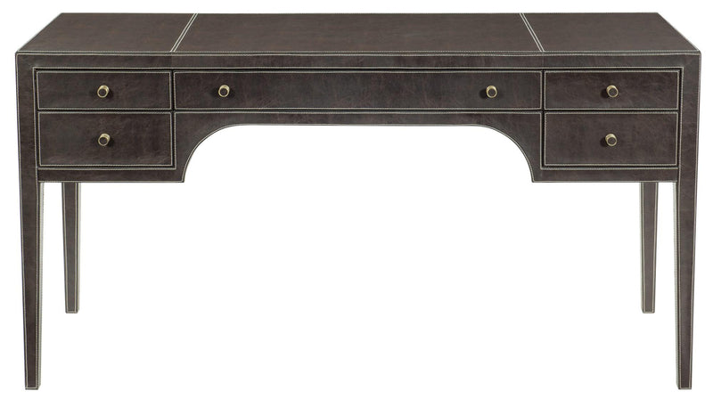 Bernhardt Clarendon Leather Wrapped Desk in Arabica 377-512 - Furniture City (CA)l